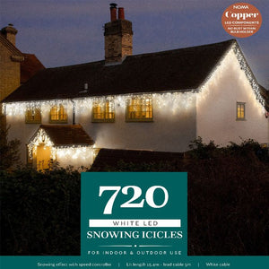 Mains Powered Icicle Lights (various colours and sizes)