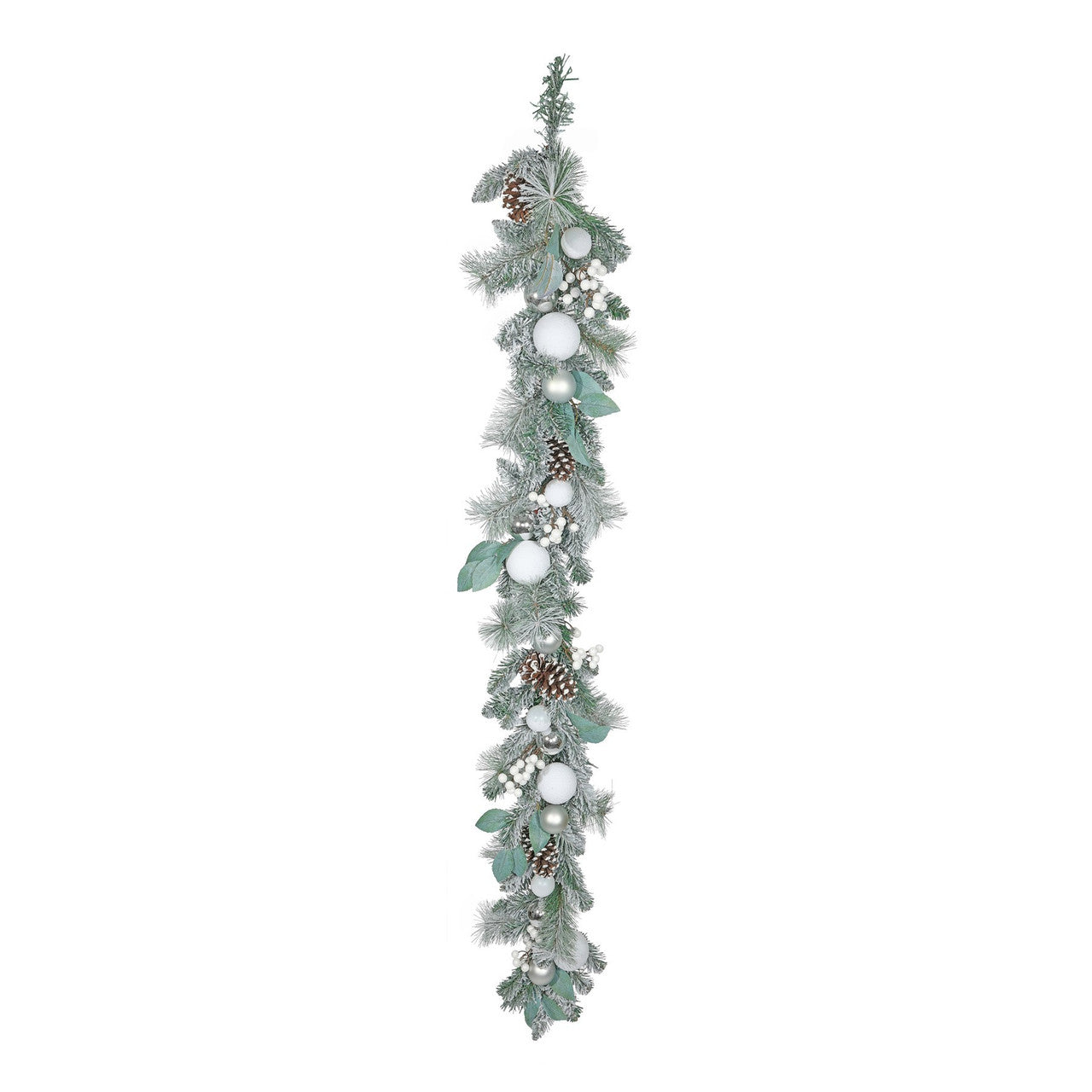 Snowy Cone Berry Bauble Garland