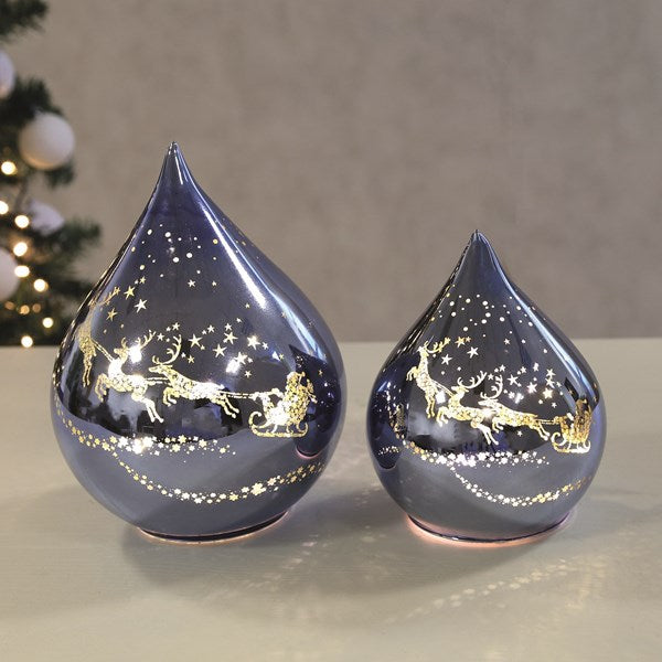 Twinkling Teardrop Blue