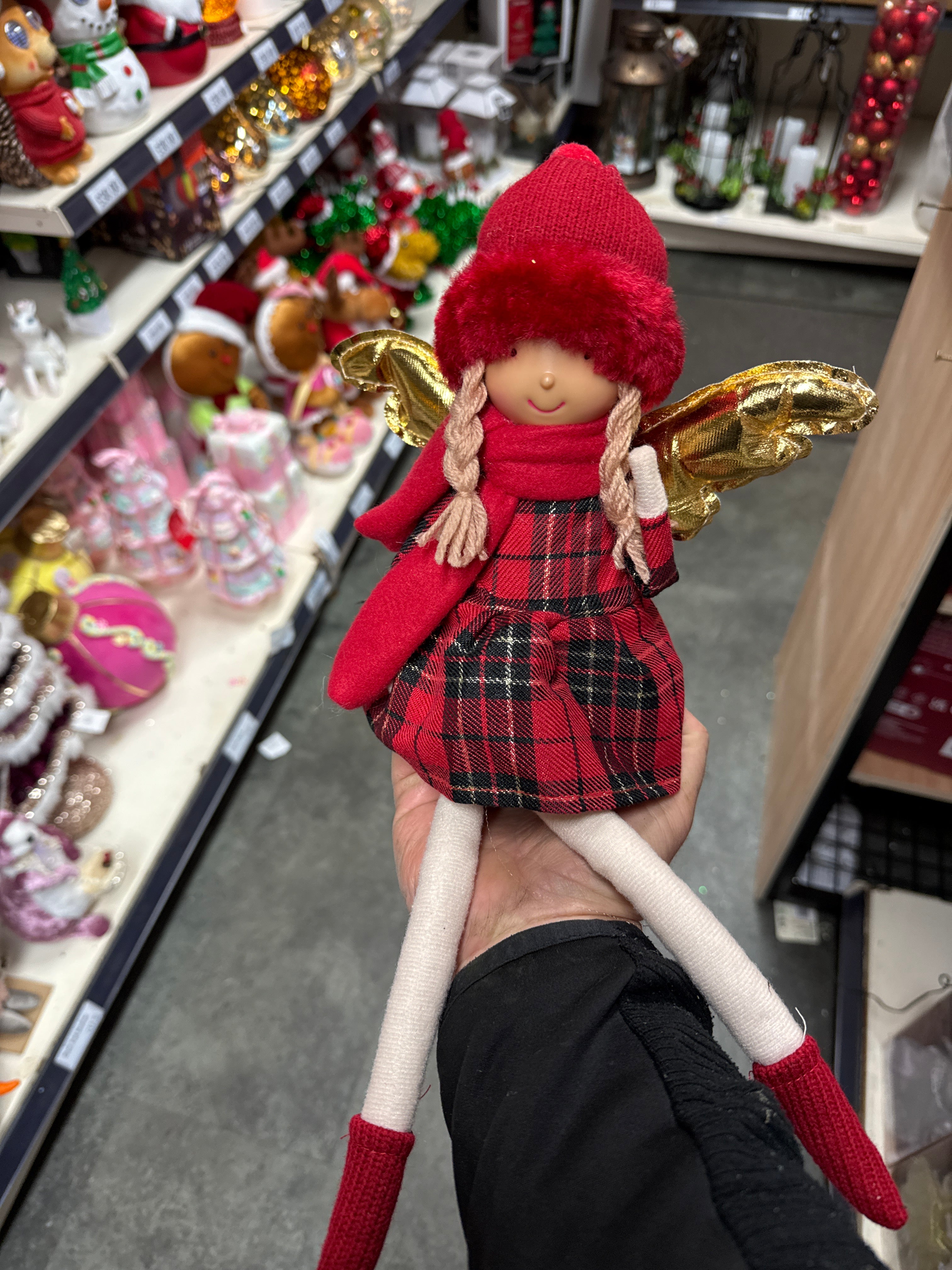 Plush Tartan Angel