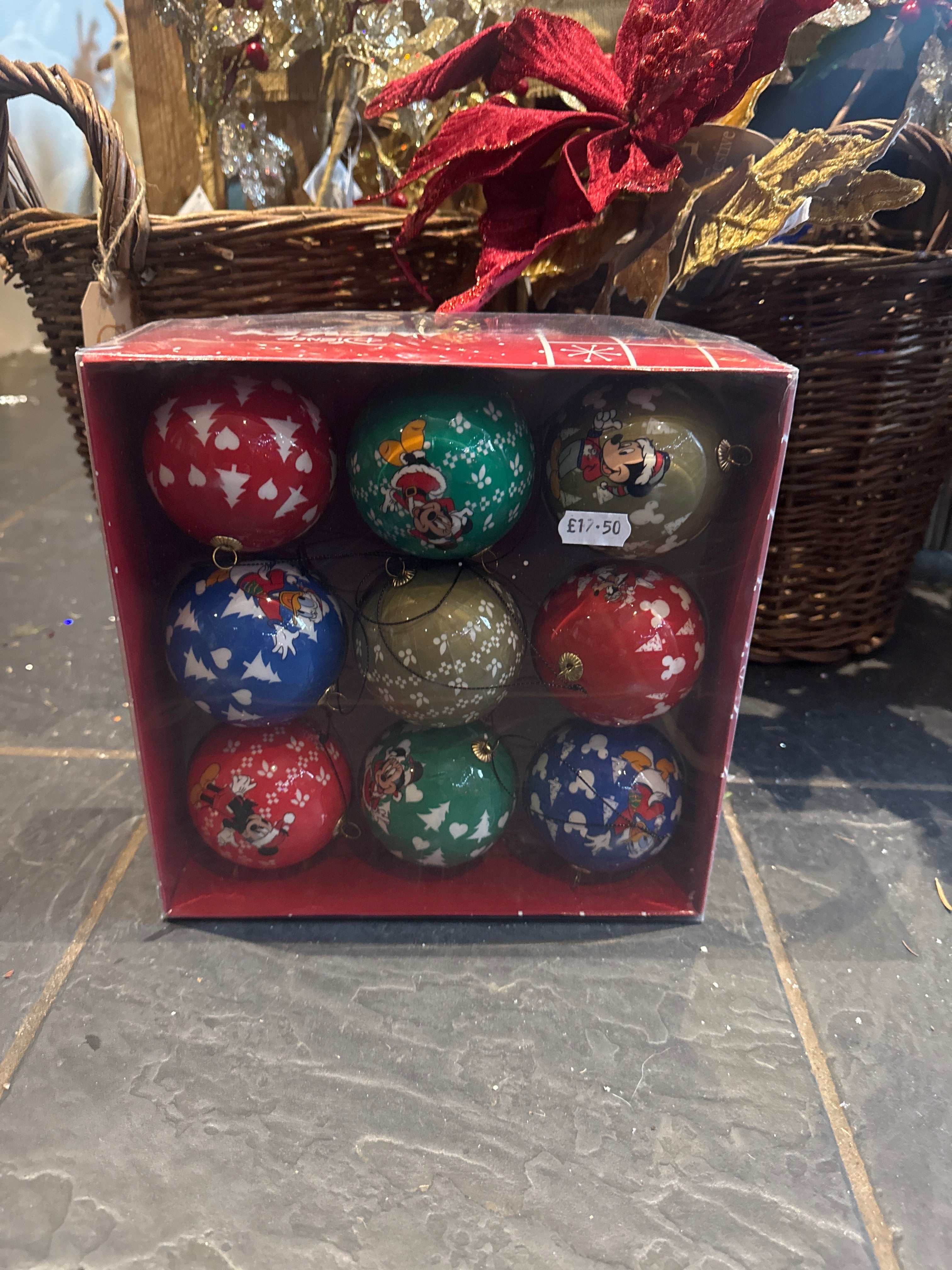 Mickey and friends baubles