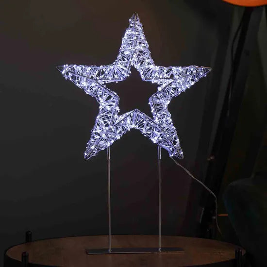 Ice White Table Top Star