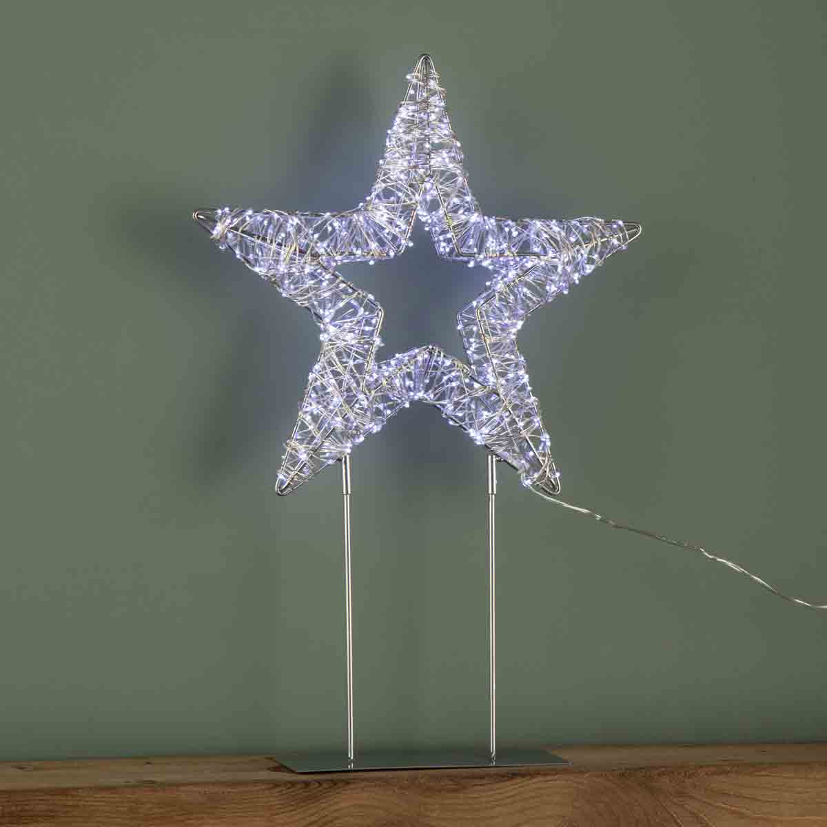 Ice White Table Top Star