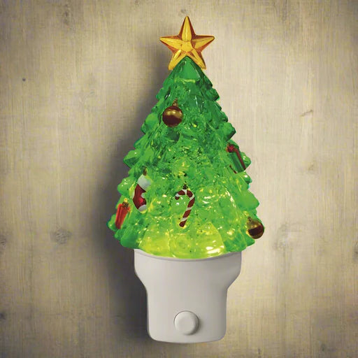 Christmas Tree Night Light Spinner