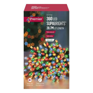 Multi Coloured LED Multi Function String Lights
