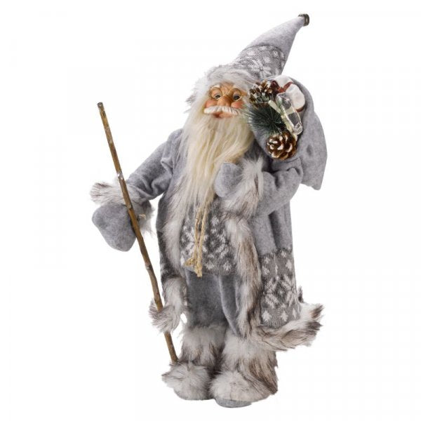 Inlit Father Christmas - Grey (various sizes)