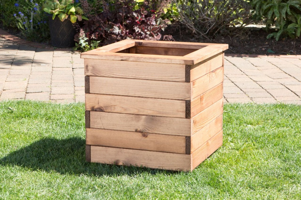 Charles Taylor Large Wooden Square Planter