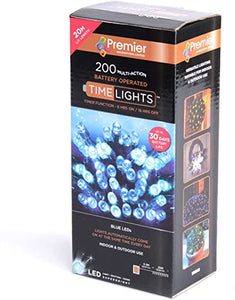 Blue Battery LED Multi Function String Lights