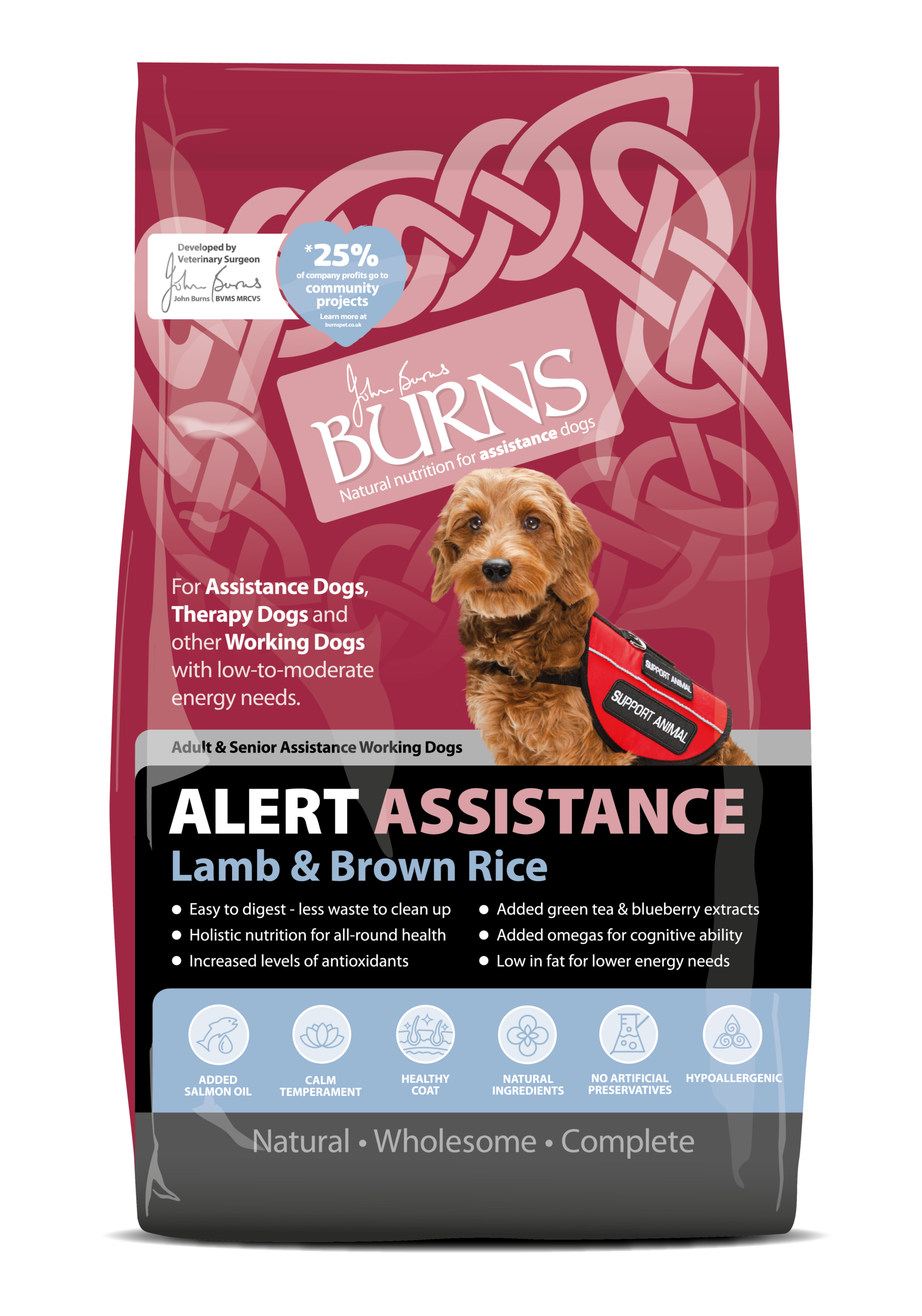 Burns Alert Lamb (various sizes)