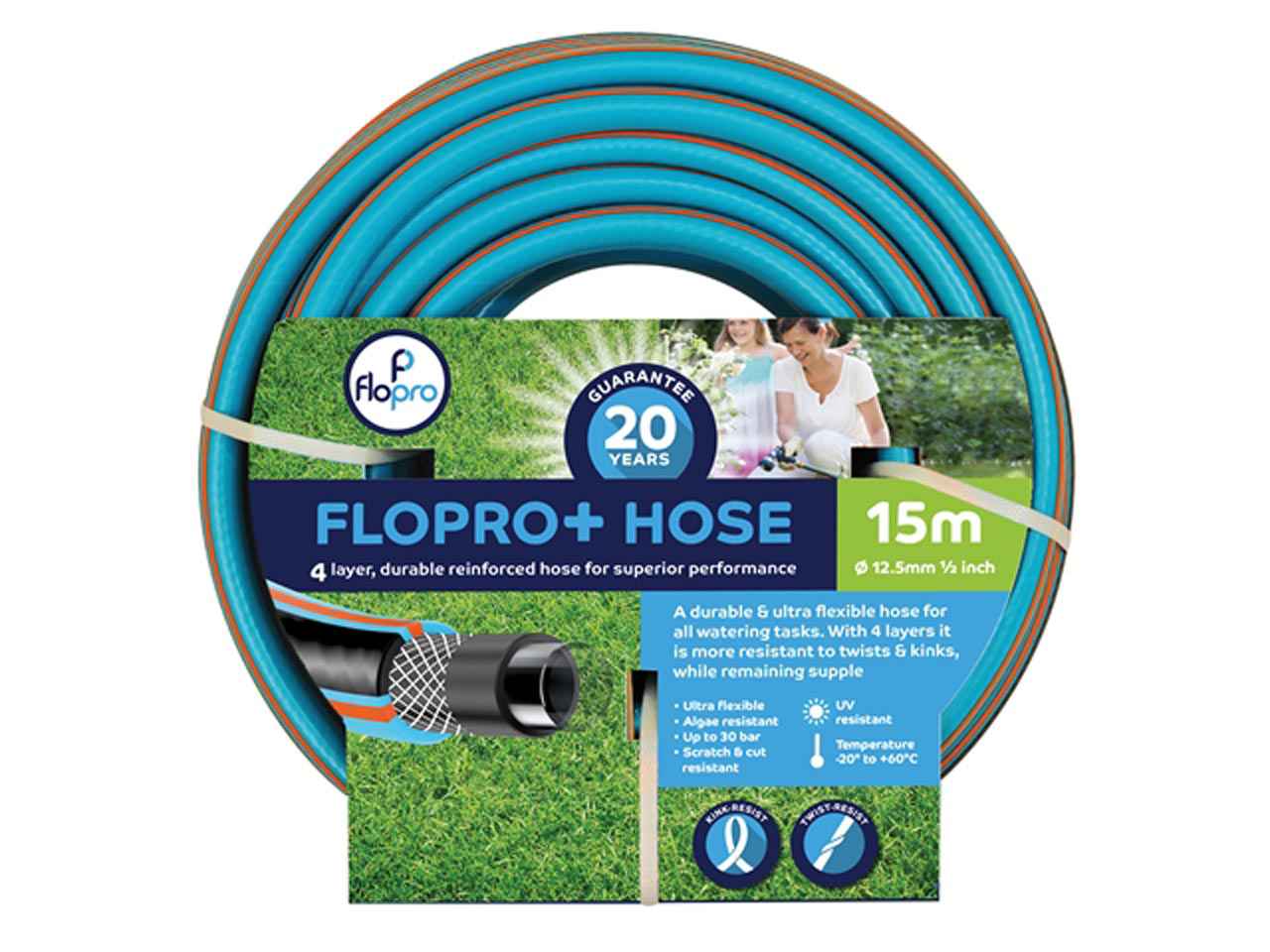 Flopro+ Twist Resistant Hose 15m