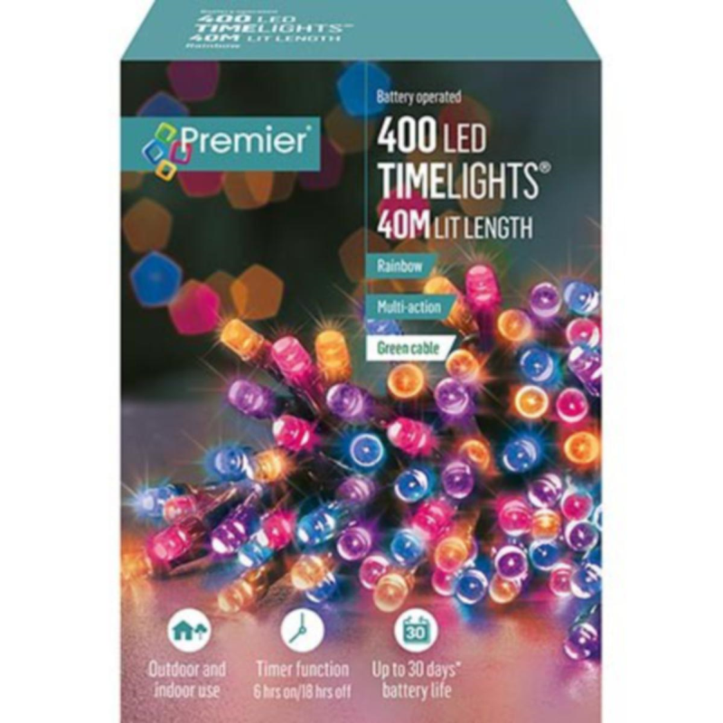 Rainbow Battery LED Multi Function String Lights