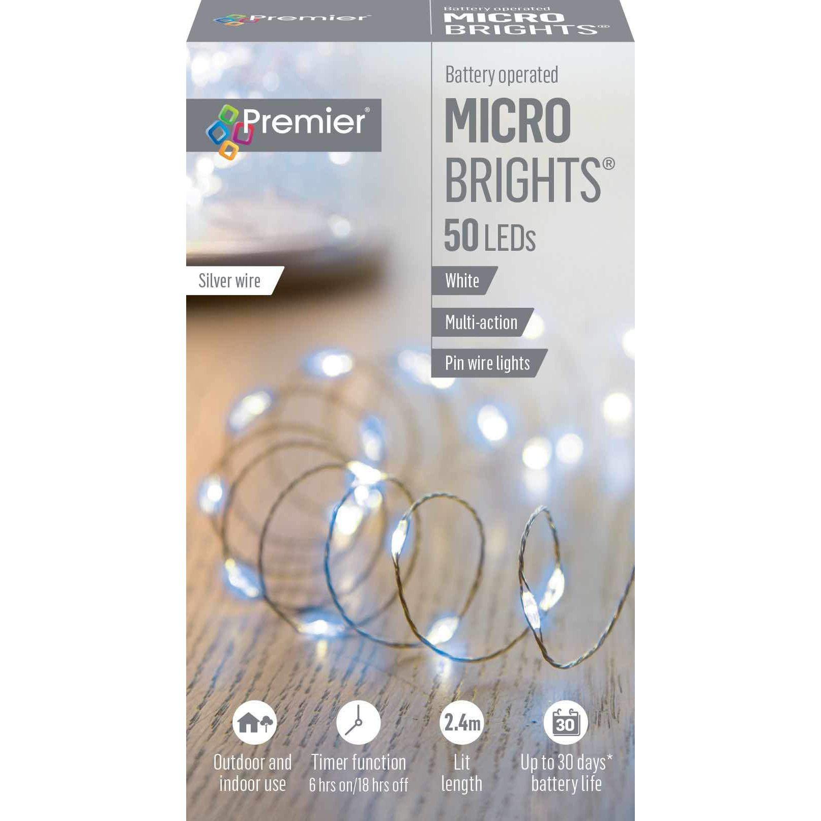 MicroBrights White Pin Lights