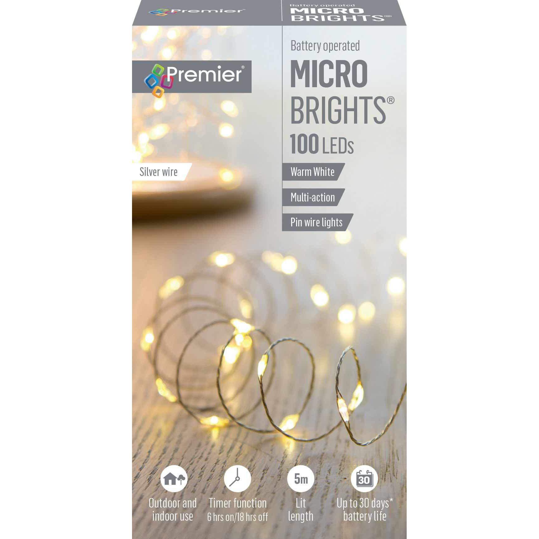 MicroBrights Warm White Pin Lights