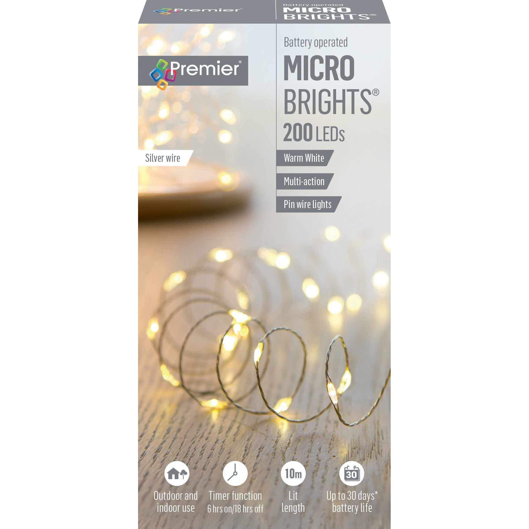 MicroBrights Warm White Pin Lights