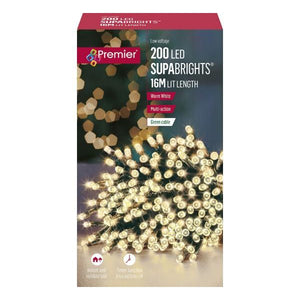 Warm White LED Multi Function String Lights