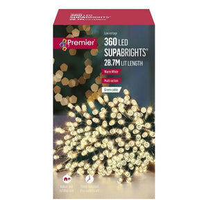 Warm White LED Multi Function String Lights