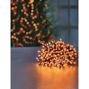 Vintage Red and Gold LED Multi Function String Lights