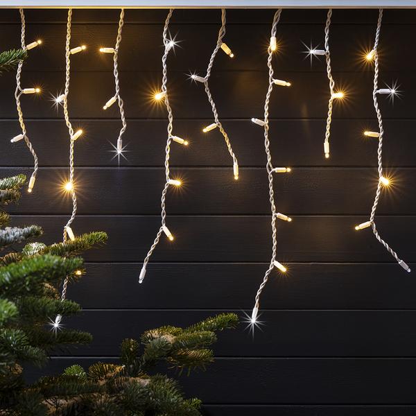 Battery Operated Icicle Lights (various colours and sizes)