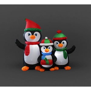 1.5m Inflatable Penguin Family