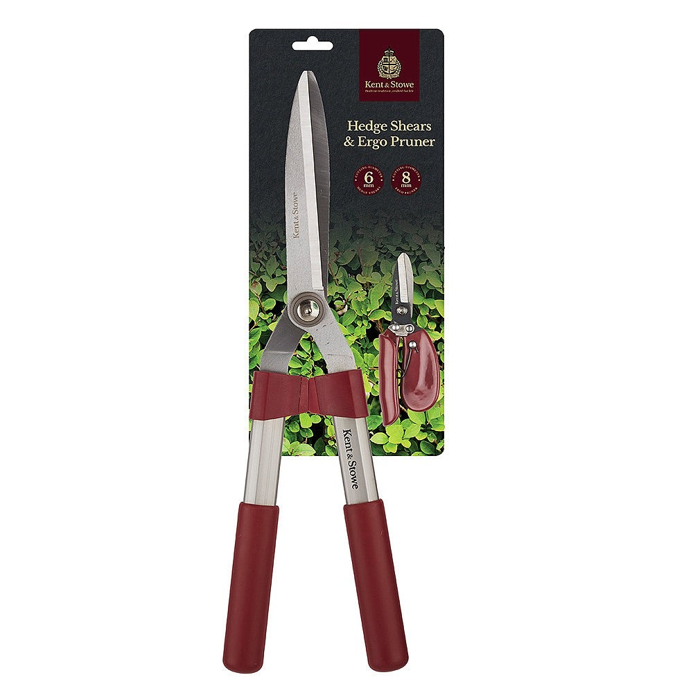 Kent and Stowe Hedge Shears and Ergo Pruner