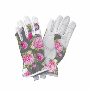 Kent and Stowe Peony Leather Gloves