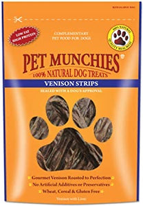 Pet Munchies Venison Strips 75g