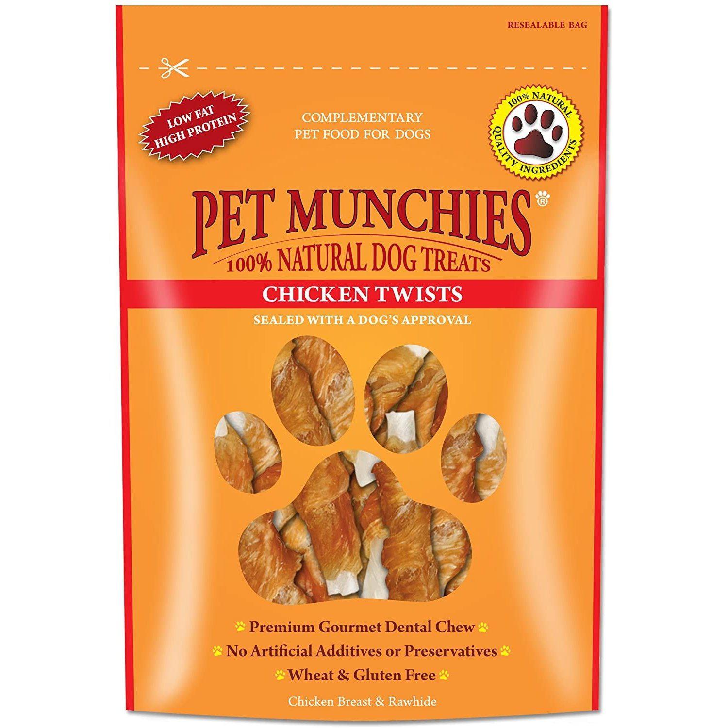 Pet Munchies Chicken Twists 80g