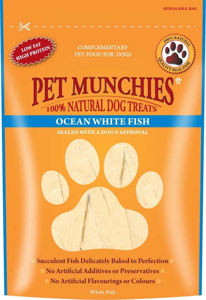 Pet Munchies Ocean White Fish 90g