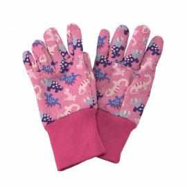 Kent and Stowe Kids Dinosaur Gloves - Pink