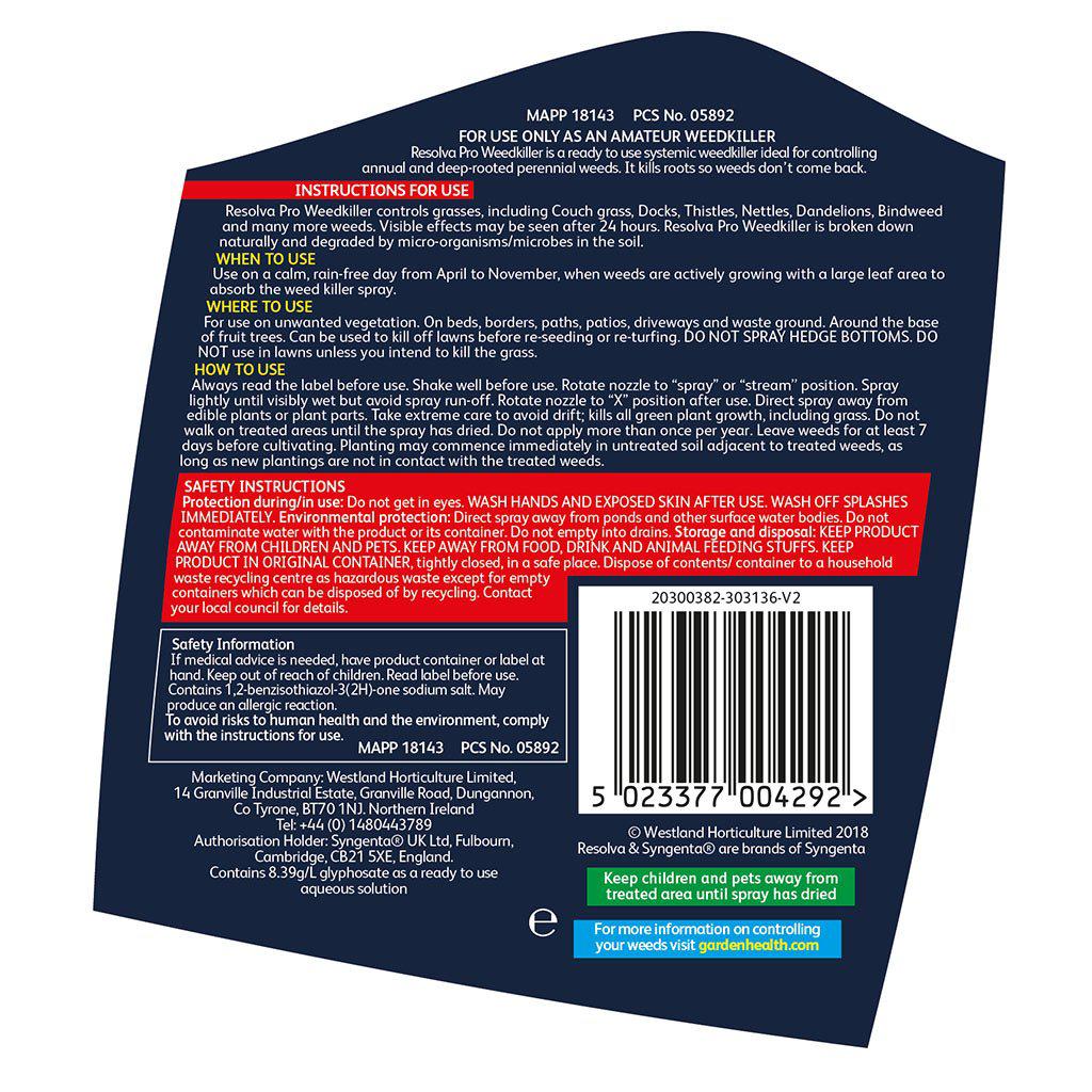 Resolva PRO Weedkiller
