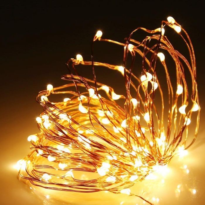 Warm White Copper Wire Lights (various lengths)