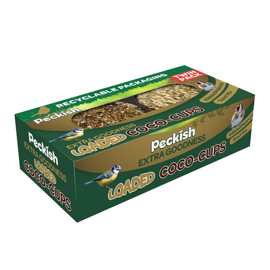 Peckish Extra Goodness Loaded CoCo Cups Twin Pack Box