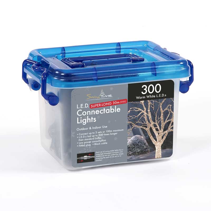 Warm White Connectable Lights - 300 LED